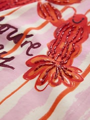 Camiseta Eleanor Bowmer Ringer - Imagem 7 de 8