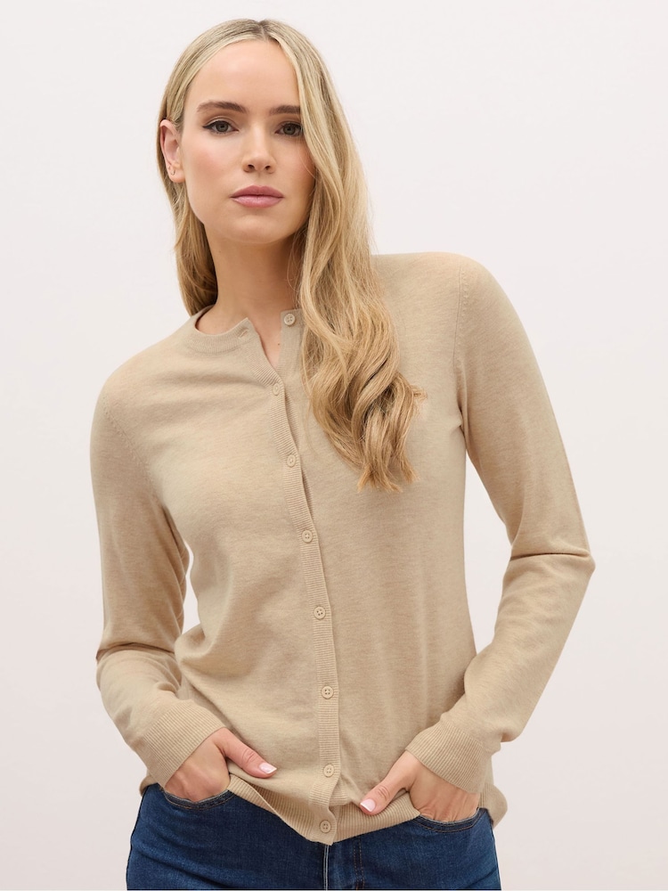 Long Tall Sally Natural Premium Cardigan - Image 2 of 6 Long Tall Sally Natural Premium Cardigan - Image 2 of 6