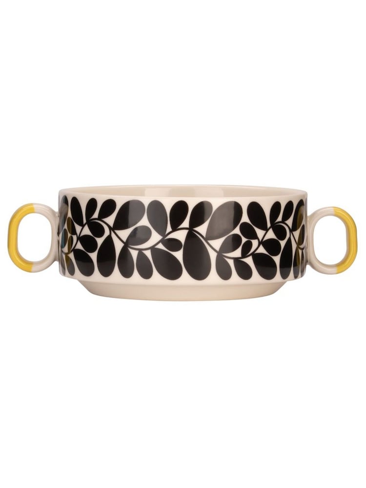 Orla Kiely Set of 2 Multi Sycamore Stripe Cereal Bowls - Image 4 of 4