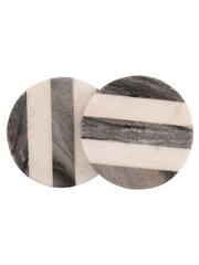 Style Sisters Set of 4 Multi Marble Coasters - Image 1 of 3