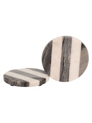 Style Sisters Set of 4 Multi Marble Coasters - Image 2 of 3