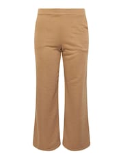 PixieGirl Petite Nude Loop Back Wide Leg Joggers - Image 5 of 5