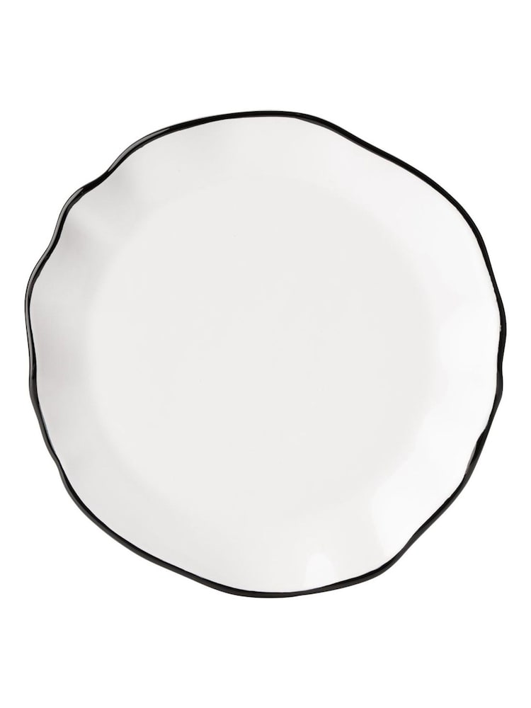 Style Sisters Set of 4 White Side Plate - Image 1 of 2 Style Sisters Set of 4 White Side Plate - Image 1 of 2