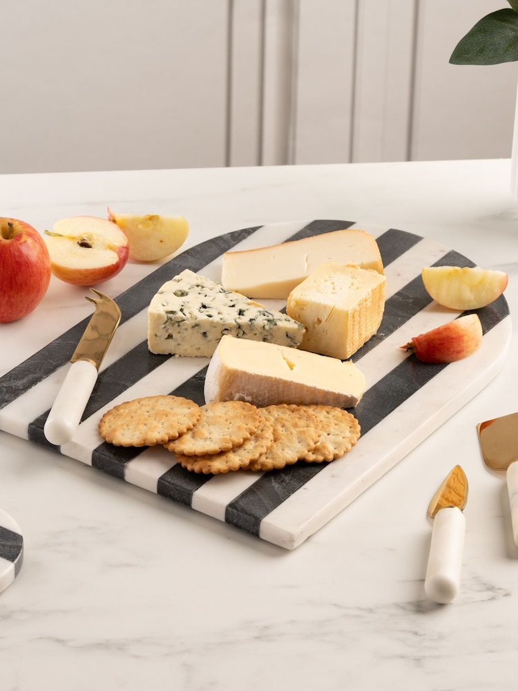 Style Sisters Multi Stripe Marble Board - Image 2 of 4 Style Sisters Multi Stripe Marble Board - Image 2 of 4