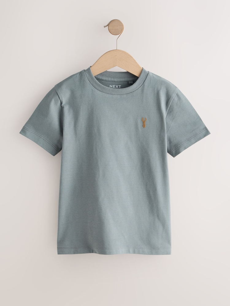 Grey Regular Fit Short Sleeve T-Shirt (3-16yrs) - Image 1 of 4