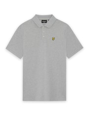 Lyle & Scott Grey Plain Polo Shirt - Image 1 of 1