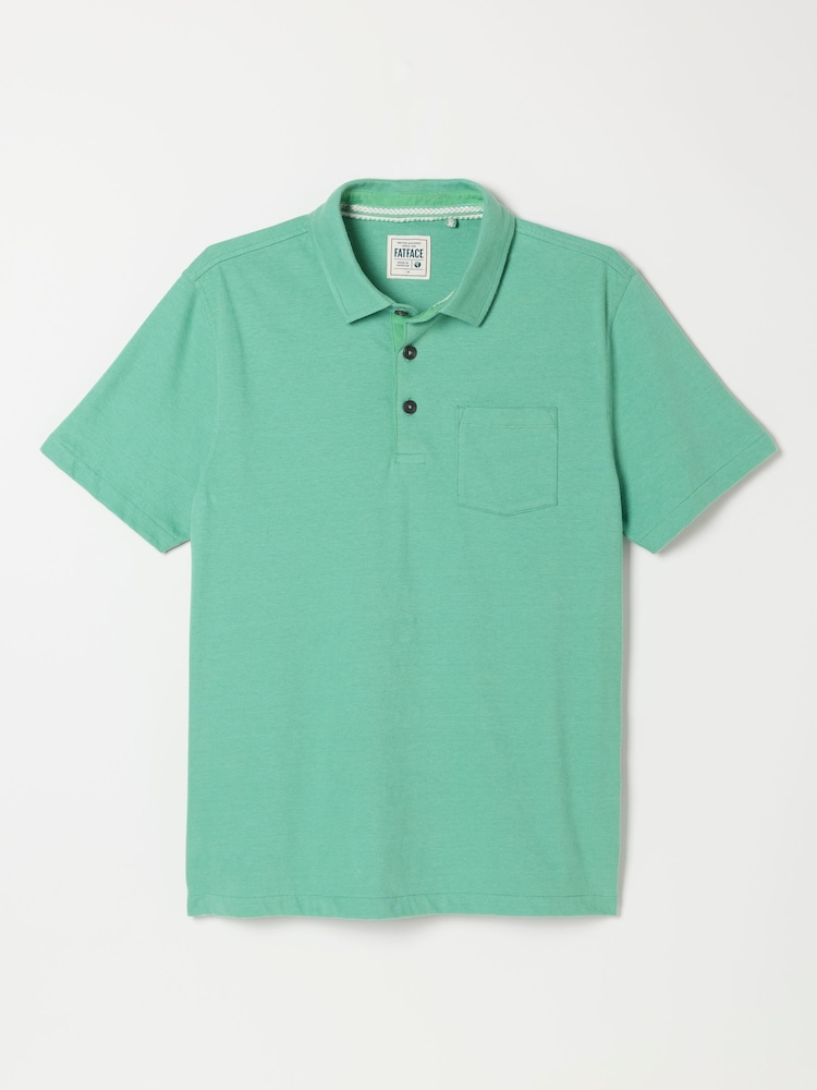 FatFace Elm Light Teal Polo Shirt - Image 1 of 1