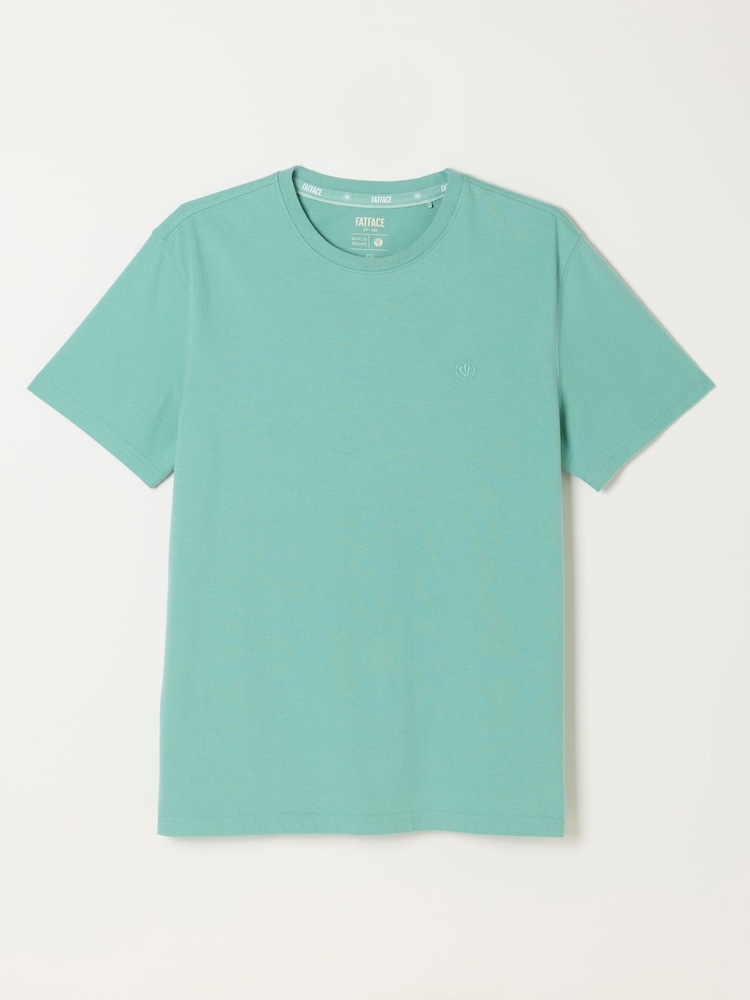 FatFace Lulworth Light Teal Tshirt - Image 5 of 5