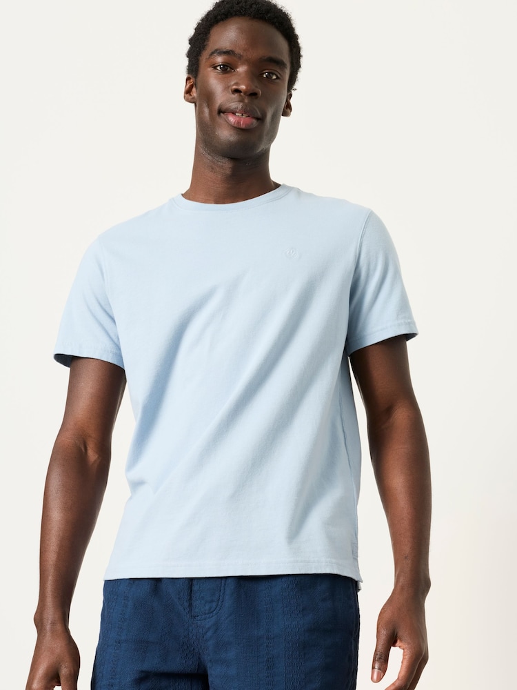 FatFace Lulworth Pale Blue Tshirt - Image 1 of 6