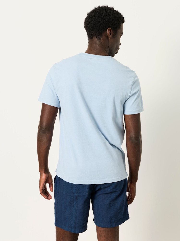FatFace Lulworth Pale Blue Tshirt - Image 2 of 6