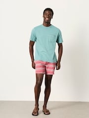 Γαλαζοπράσινο - FatFace Embroidered Pocket Tshirt - Εικόνα 5 από 6