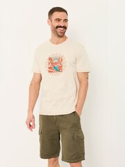 FatFace Natural Wannabe Local Graphic T-shirt - Image 2 of 5