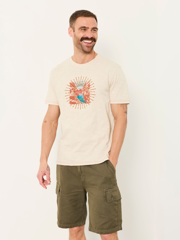 FatFace Natural Wannabe Local Graphic T-shirt - Image 2 of 5