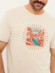 FatFace Natural Wannabe Local Graphic T-shirt - Image 4 of 5