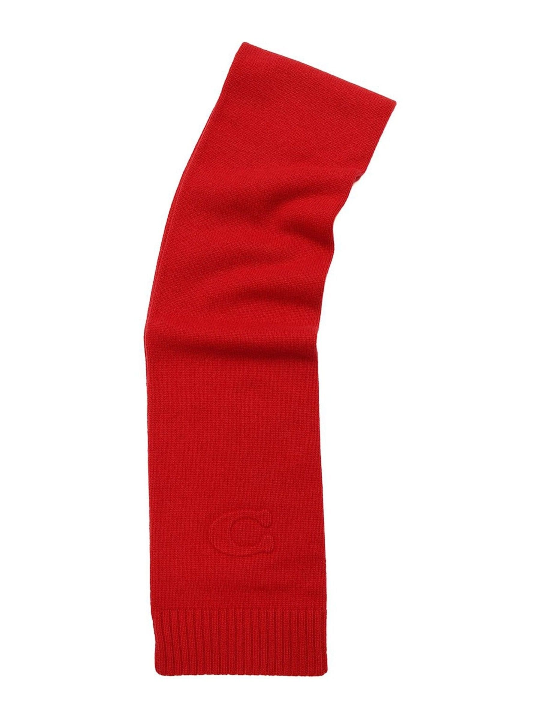 Buy COACH Red Embossed Knit Muffler from Next USA