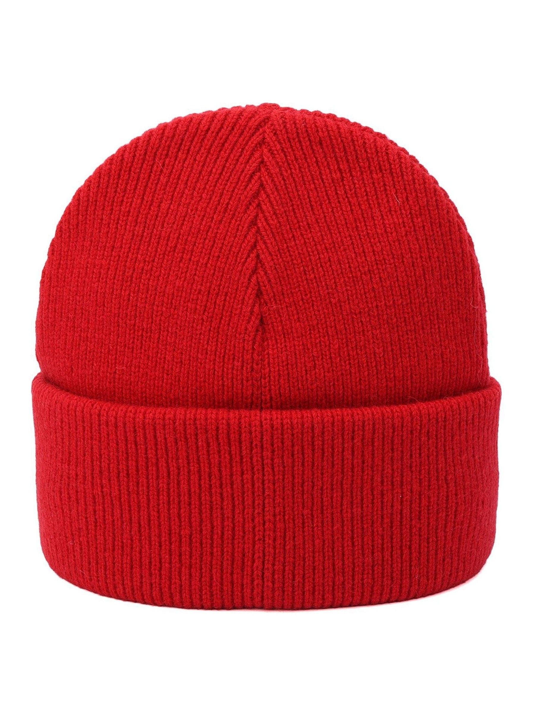 Buy COACH Red Embossed C Knit Beanie from Next USA