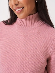Crew Clothing Pink Harmony Links Crew Neck Jumper - Image 4 of 5