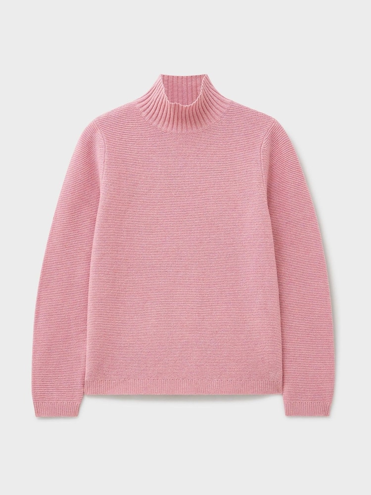 Crew Clothing Pink Harmony Links Crew Neck Jumper - Image 5 of 5