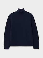 Crew Clothing Blue Harmony Links Crew Neck Jumper - Image 5 of 5