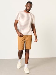 FatFace Marden Terracotta Stripe Tshirt - Image 4 of 8