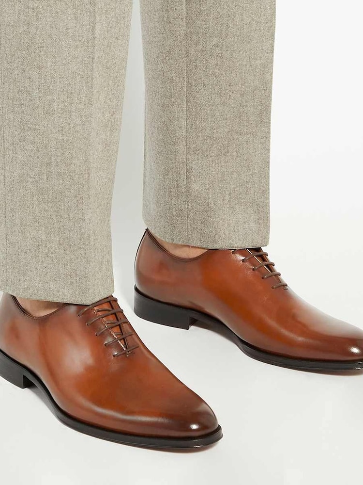 Dune London Brown Sylvester Wholecut Leather Sole Shoes - Image 1 of 6 Dune London Brown Sylvester Wholecut Leather Sole Shoes - Image 1 of 6