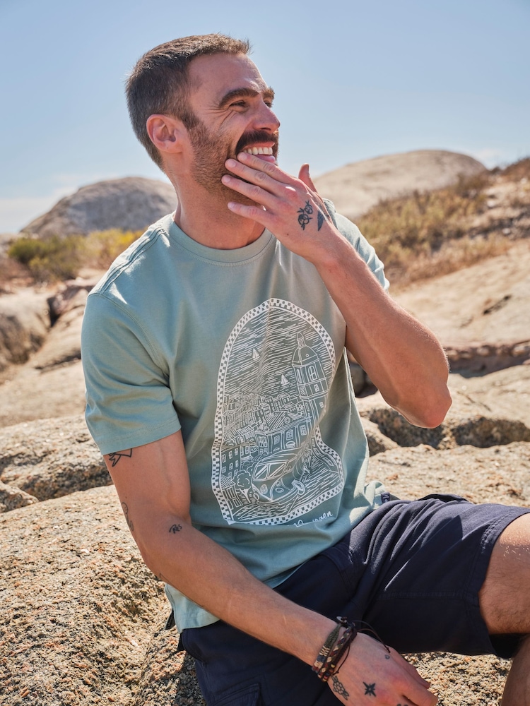 FatFace VW Frame Graphic Tshirt - Afbeelding 1 van 6
