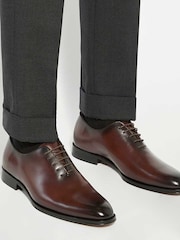 Dune London Brown Sylvester Wholecut Leather Sole Shoes - Image 1 of 6