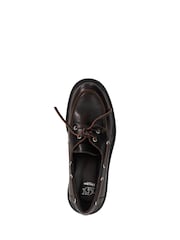 Dune London Brown Giigee Boat Shoe Loafers - Image 4 of 5