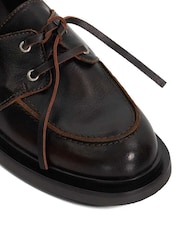 Dune London Brown Giigee Boat Shoe Loafers - Image 5 of 5