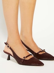 Dune London Red Deserved Shallow Mary Jane Shoes - Image 1 of 6