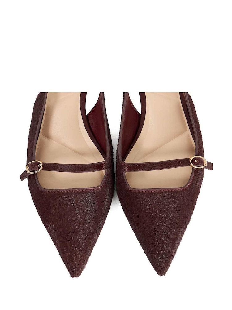 Dune London Red Deserved Shallow Mary Jane Shoes - Image 6 of 6