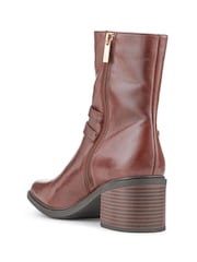 Jones Bootmaker Brown Kaira Smart Leather Ankle Boots - Image 3 of 5