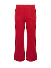 PixieGirl Petite Red Loop Back Wide Leg Joggers - Image 5 of 5