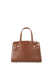 Dune London Brown Dinkydefine Mini Belted Tote - Image 2 of 5