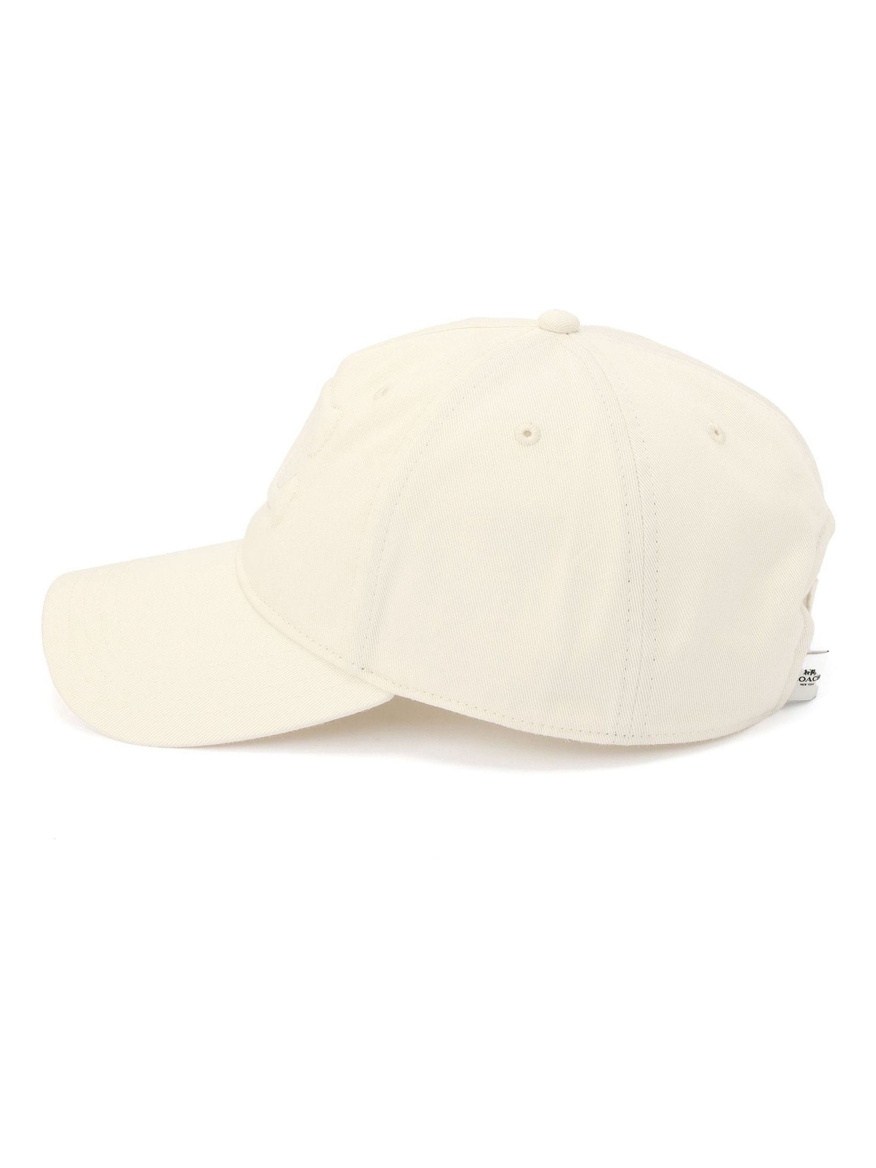 Buy COACH White Sculpted C Baseball Hat from Next USA