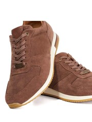 Dune London Brown Trilogy Wf Perforated Runner - Image 4 of 6