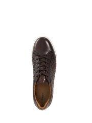 Dune London Brown Tj Woven Lace-Up Trainers - Image 5 of 6