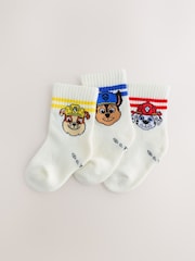 Paw Patrol - 라이선스 코튼 혼방 골지 스포츠 양말 3 팩 - 3의 이미지 1