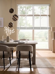 White Polar Made To Measure 50mm Sunwood 38mm Chalk Taped Venetian Blinds - Image 3 of 7