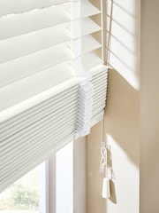 White Polar Made To Measure 50mm Sunwood 38mm Chalk Taped Venetian Blinds - Image 7 of 7