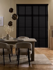 Black Made To Measure 50mm Sunwood 38mm Jet Taped Venetian Blinds - Image 3 of 6