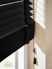Black Made To Measure 50mm Sunwood 38mm Jet Taped Venetian Blinds - Image 4 of 6