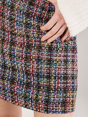 Apricot Black Multicolour Tweed Mini Skirt - Image 5 of 5