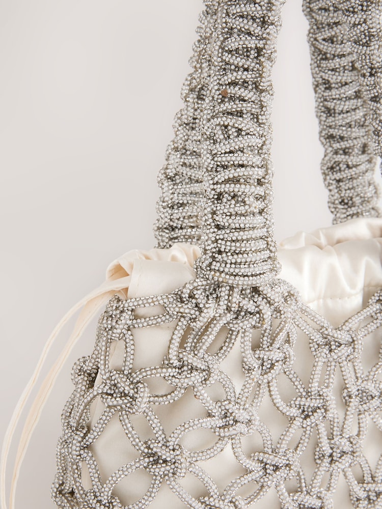 Silver Sparkle Hand Held Bag - Image 5 of 5