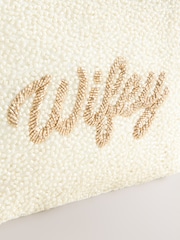 Elfenbein - Perlenbesetztes Braut-Täschchen - Bild 5 von 7