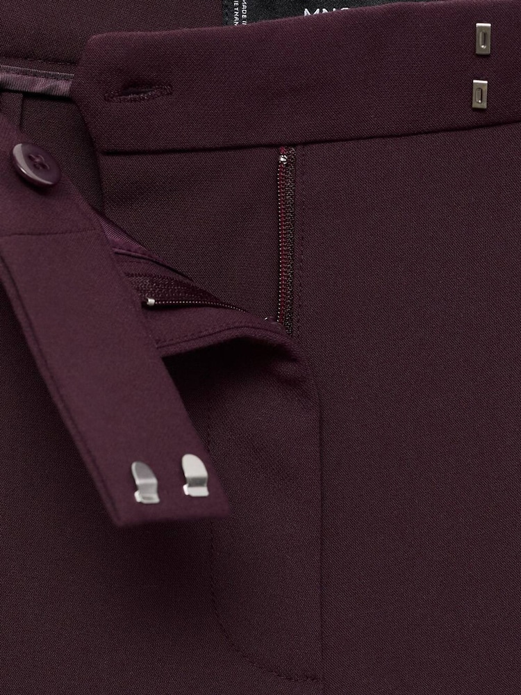 Mango Red Trousers Emma - Image 5 of 5