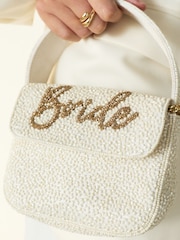 Fildeș - Beaded Bride Hand Held Bag - Imaginea 3 din 9