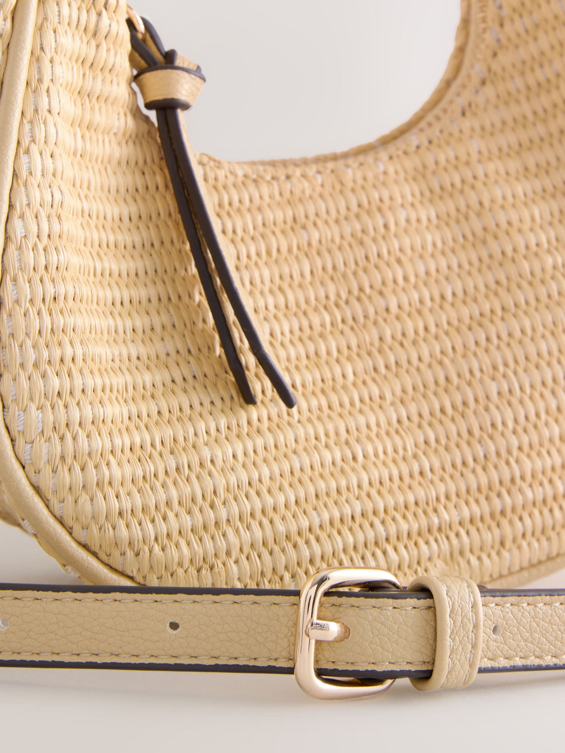 Buy Natural Raffia Effect Mini Hand Held Bag from Next USA