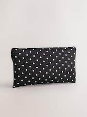 Black/White Polka Dot Clutch Bag - Image 5 of 8