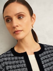 Hobbs Black Audra Knitted Cardigan - Image 3 of 4